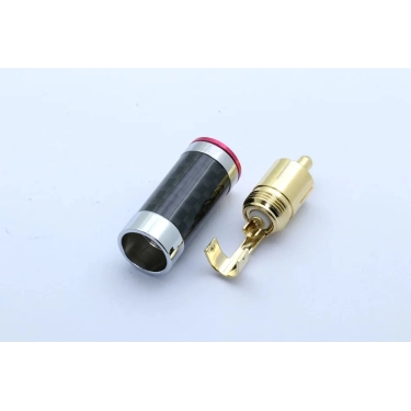 RCA роз'єм AirBase NA1027 Silver Gold (пара)