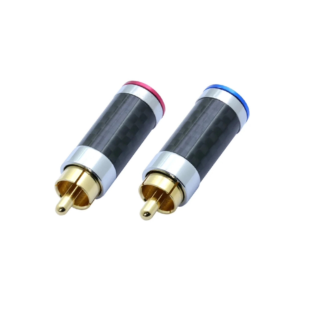 RCA разъем AirBase NA1027 Silver Gold (пара)