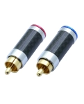 RCA разъем AirBase NA1027 Silver Gold (пара)