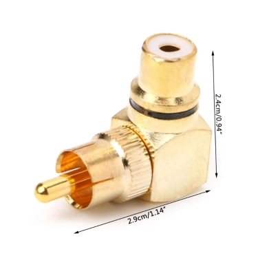 RCA кутовий перехідник AirBase NA1035 (пара)
