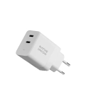 Зарядний пристрій Native Union Fast GaN Charger PD 35W Dual USB-C Port White (FAST-PD35-WHT-EU)