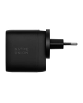 Зарядний пристрій Native Union Fast GaN Charger PD 67W Dual USB-C Port Black (FAST-PD67-BLK-INT)