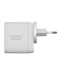 Зарядний пристрій Native Union Fast GaN Charger PD 67W Dual USB-C Port White (FAST-PD67-WHT-INT)