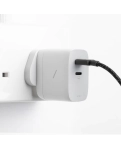 Зарядний пристрій Native Union Fast GaN Charger PD 67W Dual USB-C Port White (FAST-PD67-WHT-INT)