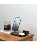 Магнітний бездротовий зарядний пристрій Native Union Snap 3-in-1 Magnetic Wireless Charger Black (SNAP-3IN1-BLK-EU)