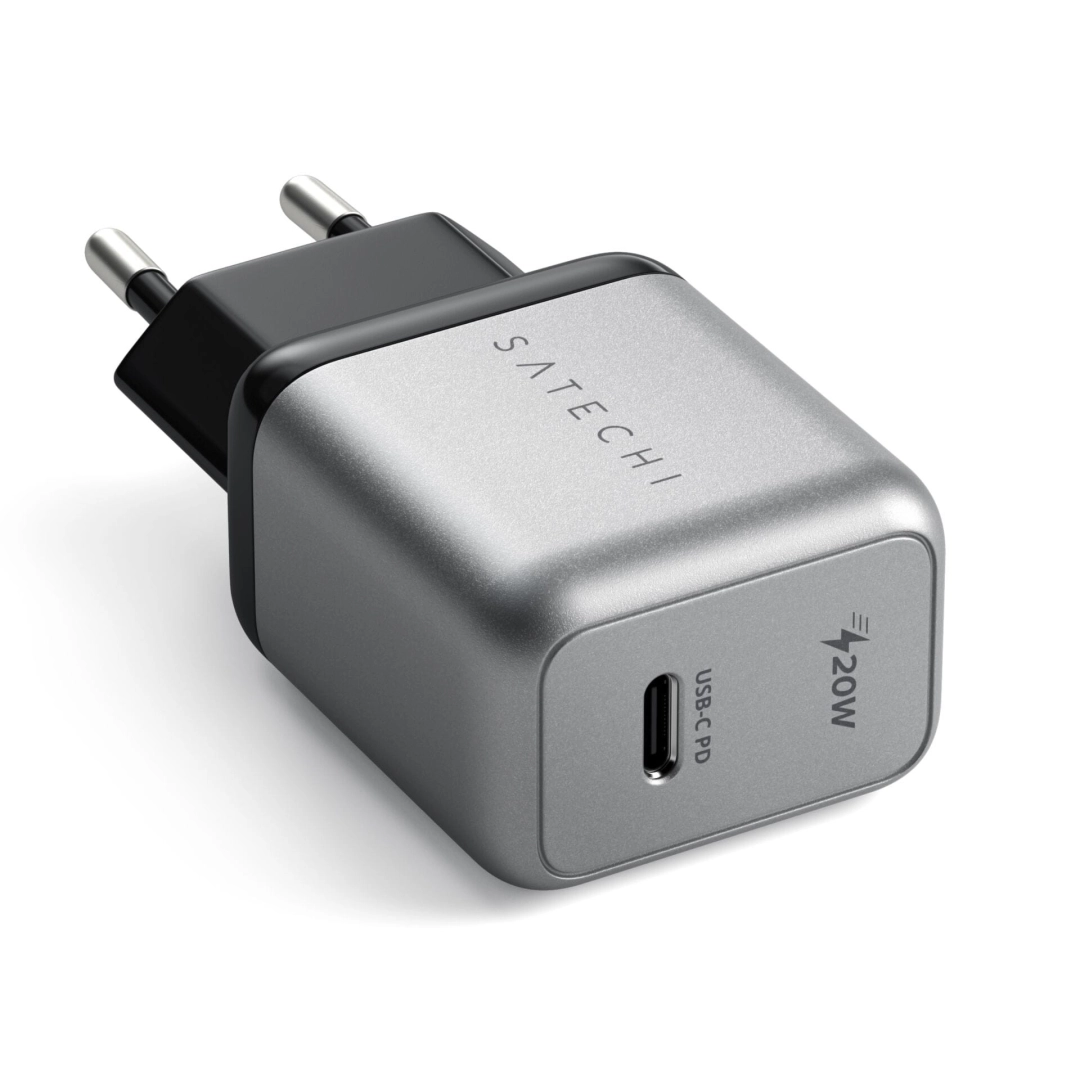 Зарядний пристрій Satechi 20W USB-C PD Wall Charger Space Gray (ST-UC20WCM-EU)