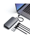 Адаптер Satechi Aluminum USB-C Multimedia Adapter M1 Space Gray (ST-UCM1HM)