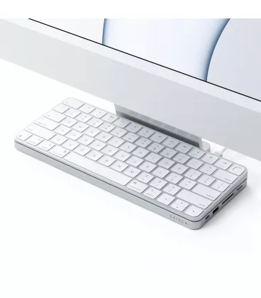 Док-станція Satechi Aluminum USB-C Slim Dock Silver for iMac 24" (ST-UCISDS)