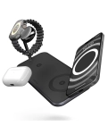 Зарядное устройство Zens Dual + Watch Aluminium Wireless Charger Black (ZEDC05BM/00)
