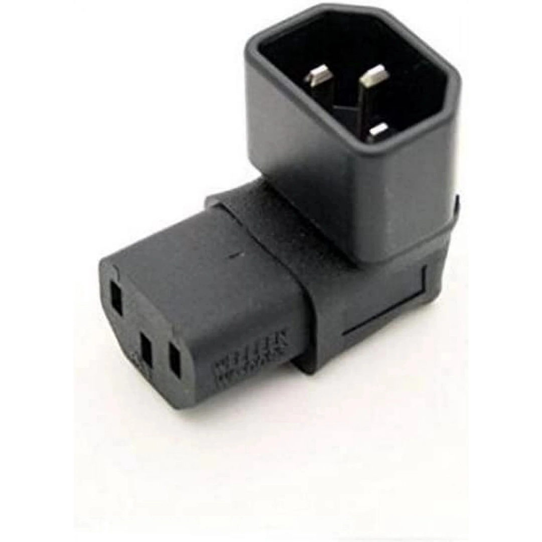 Угловой 10A 3-контактный переходник AirBase IEC320 C14 Male to C13 Female UP Power Adapter