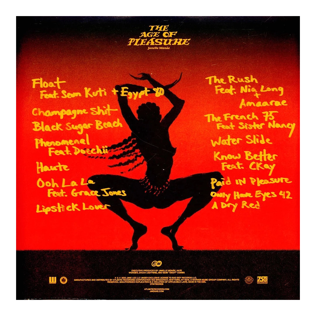 Вінілова платівка LP Monae Janelle Age of Pleasure - Orange Crush Vinyl