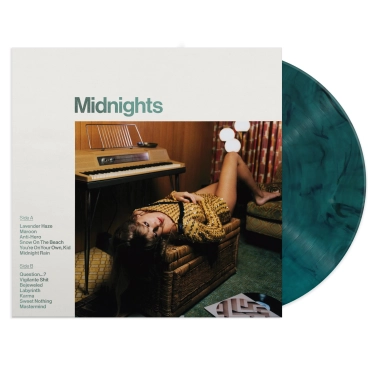 Вінілова платівка LP Swift Taylor Midnights - Jade Green Marbled Vinyl