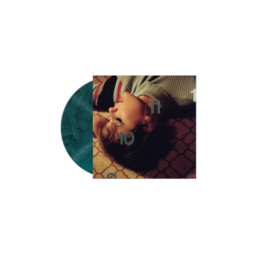 Вінілова платівка LP Swift Taylor Midnights - Jade Green Marbled Vinyl Вінілова платівка LP Swift Taylor Midnights - Jade Green Marbled Vinyl