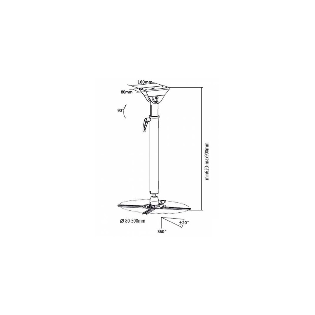 Кронштейн для проектора Sunne PRO300L White Кронштейн для проектора Sunne PRO300L White