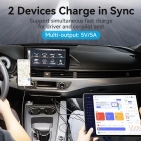 Автомобільний зарядний пристрій Vention (Power Delivery Port + QC4.0) (30W) | Silver (FFFH0) Автомобільний зарядний пристрій Vention (Power Delivery Port + QC4.0) (30W) | Silver (FFFH0)