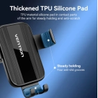 Автотримач для телефону на дефлектор Vention 3х контактний, з регулюванням (KCTB0)