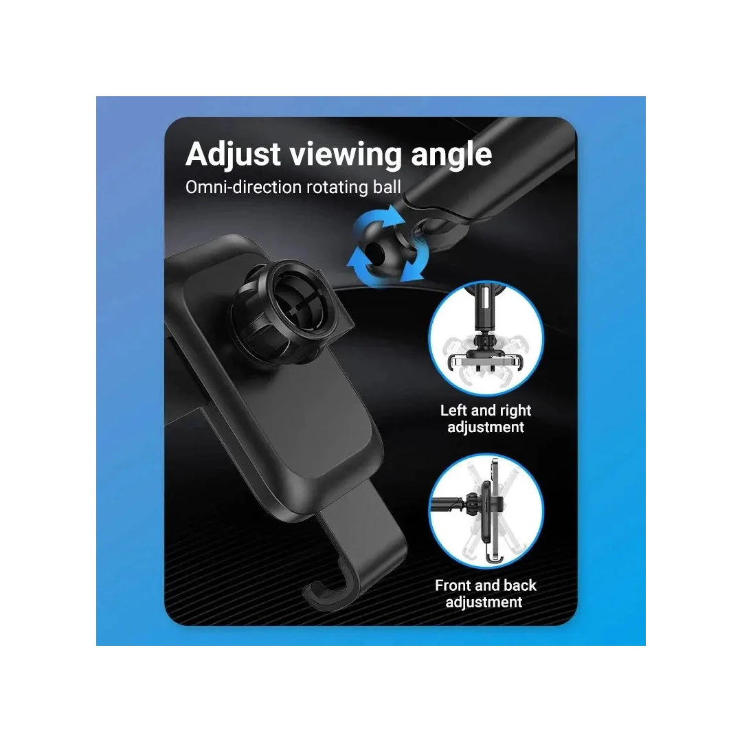 Автомобільний тримач для телефону з присоскою Vention 3х контактний, з регулюванням (KCOB0)