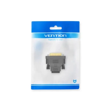 Адаптер Vention DVI (24+1) Male to HDMI Female Black (ECDBO)