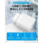 Зарядний пристрій Vention USB Type C + QC4.0 (20W) White (FADW0-EU) Зарядний пристрій Vention USB Type C + QC4.0 (20W) White (FADW0-EU)