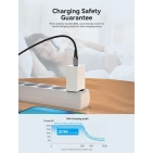 Зарядний пристрій Vention USB Type C + QC4.0 (20W) White (FADW0-EU) Зарядний пристрій Vention USB Type C + QC4.0 (20W) White (FADW0-EU)