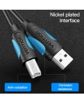 Кабель для принтера Vention USB A Male - B Male Print 1 м (VAS-A16-B100)