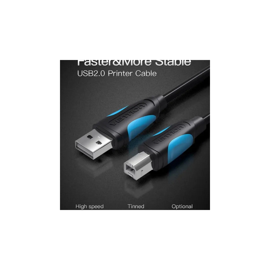 Кабель для принтера Vention USB A Male - B Male Print 3 м (VAS-A16-B300) Кабель для принтера Vention USB A Male - B Male Print 3 м (VAS-A16-B300)