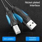 Кабель для принтера Vention USB A Male - B Male Print 3 м (VAS-A16-B300) Кабель для принтера Vention USB A Male - B Male Print 3 м (VAS-A16-B300)