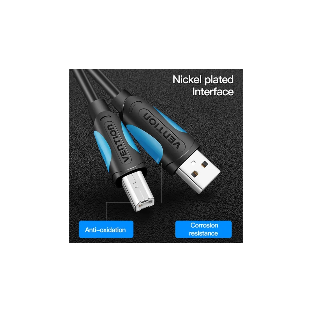 Кабель для принтера Vention USB A Male - B Male Print 3 м (VAS-A16-B300) Кабель для принтера Vention USB A Male - B Male Print 3 м (VAS-A16-B300)
