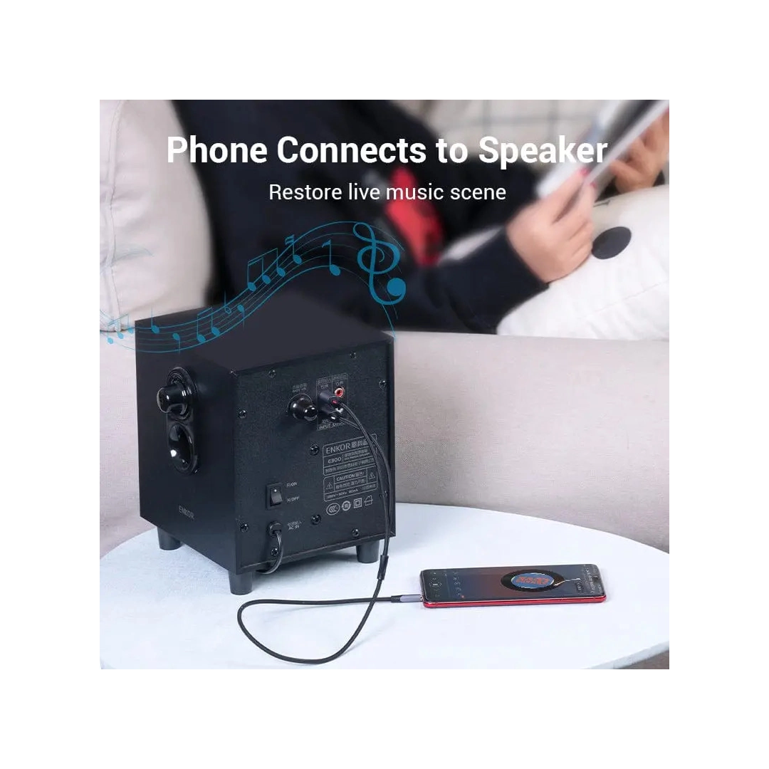 Аудіо кабель Vention AUX 3.5 mm M - 2xRCA M, 1.5 m, Black (BCNBG) Аудіо кабель Vention AUX 3.5 mm M - 2xRCA M, 1.5 m, Black (BCNBG)