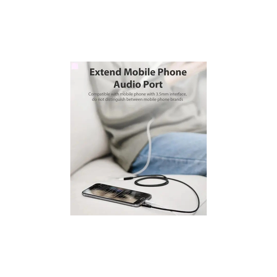 Кабель Vention Audio 3.5 мм 2 м Black Metal Type (BHBBH) Кабель Vention Audio 3.5 мм 2 м Black Metal Type (BHBBH)