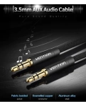 Аудіокабель Vention Audio 3.5 мм M - 3.5 мм M 3 м Black (P350AC300-BM)