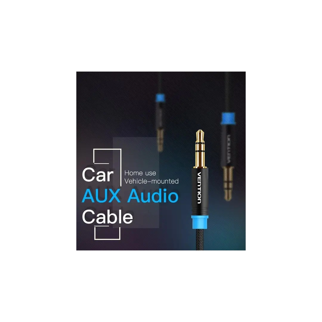 Аудіокабель Vention Audio 3.5 мм M - 3.5 мм M 3 м Black (P350AC300-BM) Аудіокабель Vention Audio 3.5 мм M - 3.5 мм M 3 м Black (P350AC300-BM)