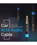 Audio cable Vention Audio 3.5 mm M - 3.5 mm M 3 m Black (P350AC300-BM)