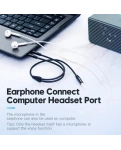 Кабель цифровой Vention Audio 3.5mm F 4pin - 2x3.5mm M 3pin 1 м, с поддержкой микрофона, стерео (BBTBF)