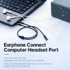 Кабель цифровий Vention Audio 3.5mm F 4pin - 2x3.5mm M 3pin 1 м, з підтримкою мікрофона, стерео +OMTP-CTIA (BHDBF) Кабель цифровий Vention Audio 3.5mm F 4pin - 2x3.5mm M 3pin 1 м, з підтримкою мікрофона, стерео +OMTP-CTIA (BHDBF)