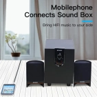 Кабель цифровий Vention AUX 3.5 мм M-2xRCA M 1м Black (BCFBF) Кабель цифровий Vention AUX 3.5 мм M-2xRCA M 1м Black (BCFBF)