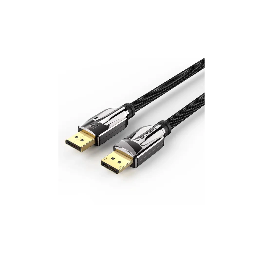 Кабель цифровий Vention DisplayPort v1.4 1m Black (HCABF)