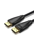 Кабель цифровий Vention DisplayPort v1.4 1m Black, 8K 60 Hz, 4K 144Hz, 2K 165Hz, 1080P 240Hz (HCCBF)