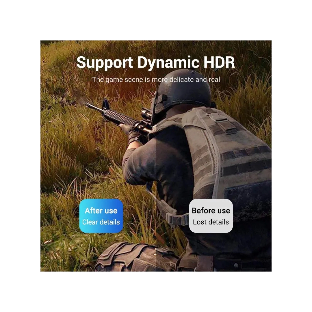 Кабель цифровий Vention DisplayPort v1.4 3m Black, 8K 60 Hz, 4K 144Hz, 2K 165Hz, 1080P 240Hz (HCCBI)