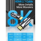 Кабель HDMI Vention HDMI-HDMI, 2 m, v2.1, 8K 60Hz, 4K 165Hz, 2K 144Hz, 1080P 240Hz (AALBH) Кабель HDMI Vention HDMI-HDMI, 2 m, v2.1, 8K 60Hz, 4K 165Hz, 2K 144Hz, 1080P 240Hz (AALBH)