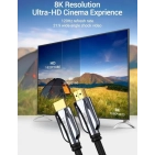 Кабель HDMI Vention HDMI-HDMI, 2 m, v2.1, 8K 60Hz, 4K 165Hz, 2K 144Hz, 1080P 240Hz (AALBH) Кабель HDMI Vention HDMI-HDMI, 2 m, v2.1, 8K 60Hz, 4K 165Hz, 2K 144Hz, 1080P 240Hz (AALBH)
