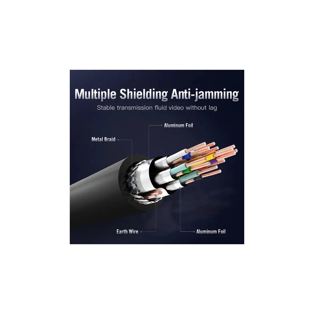 Кабель Vention HDMI-HDMI, 8m, v1.4, 4K 30Hz (AACBK) Кабель Vention HDMI-HDMI, 8m, v1.4, 4K 30Hz (AACBK)