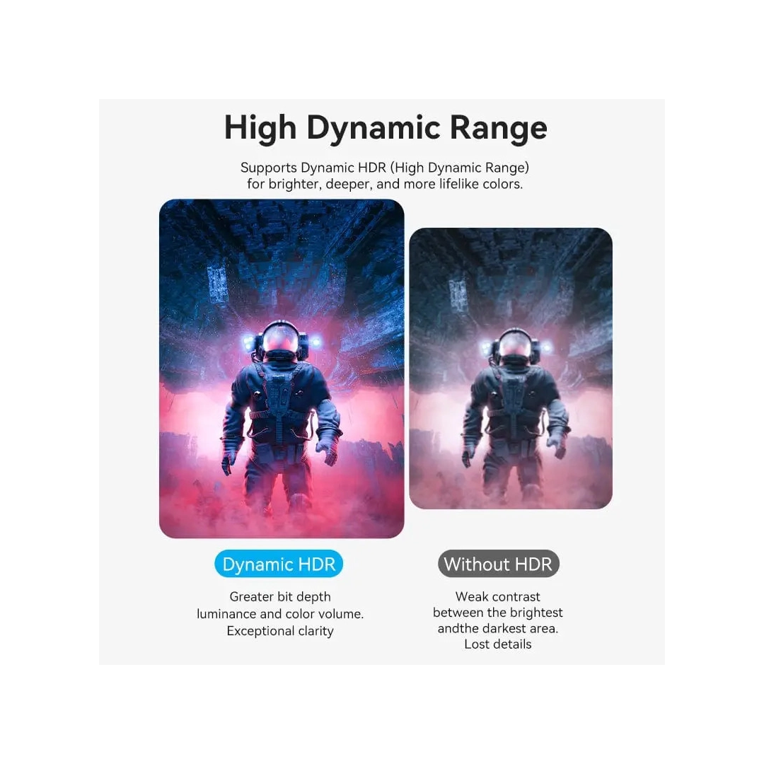 Кабель цифровий Vention mini DisplayPort - mini DisplayPort v1.4 1.5m Black, 8K 60 Hz, 4K 144Hz, 2K 165Hz, 1080P 240Hz (HCGLG)