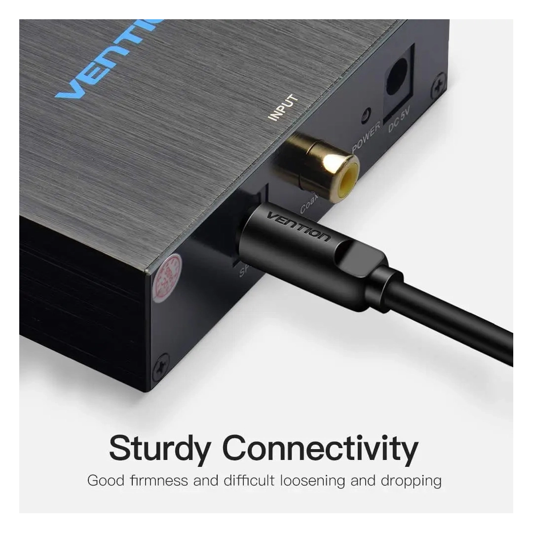 Цифровий оптичний аудіокабель Vention TOSLINK PRO, 1m, M/M, Digital Audio (BAEBF)