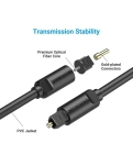 Цифровий оптичний аудіокабель Vention TOSLINK PRO, 2m, M/M, Digital Audio (BAEBH)