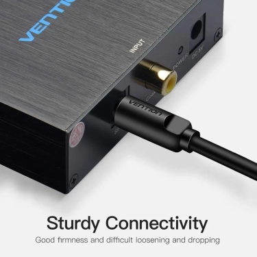 Цифровий оптичний аудіокабель Vention TOSLINK PRO, 2m, M/M, Digital Audio (BAEBH)
