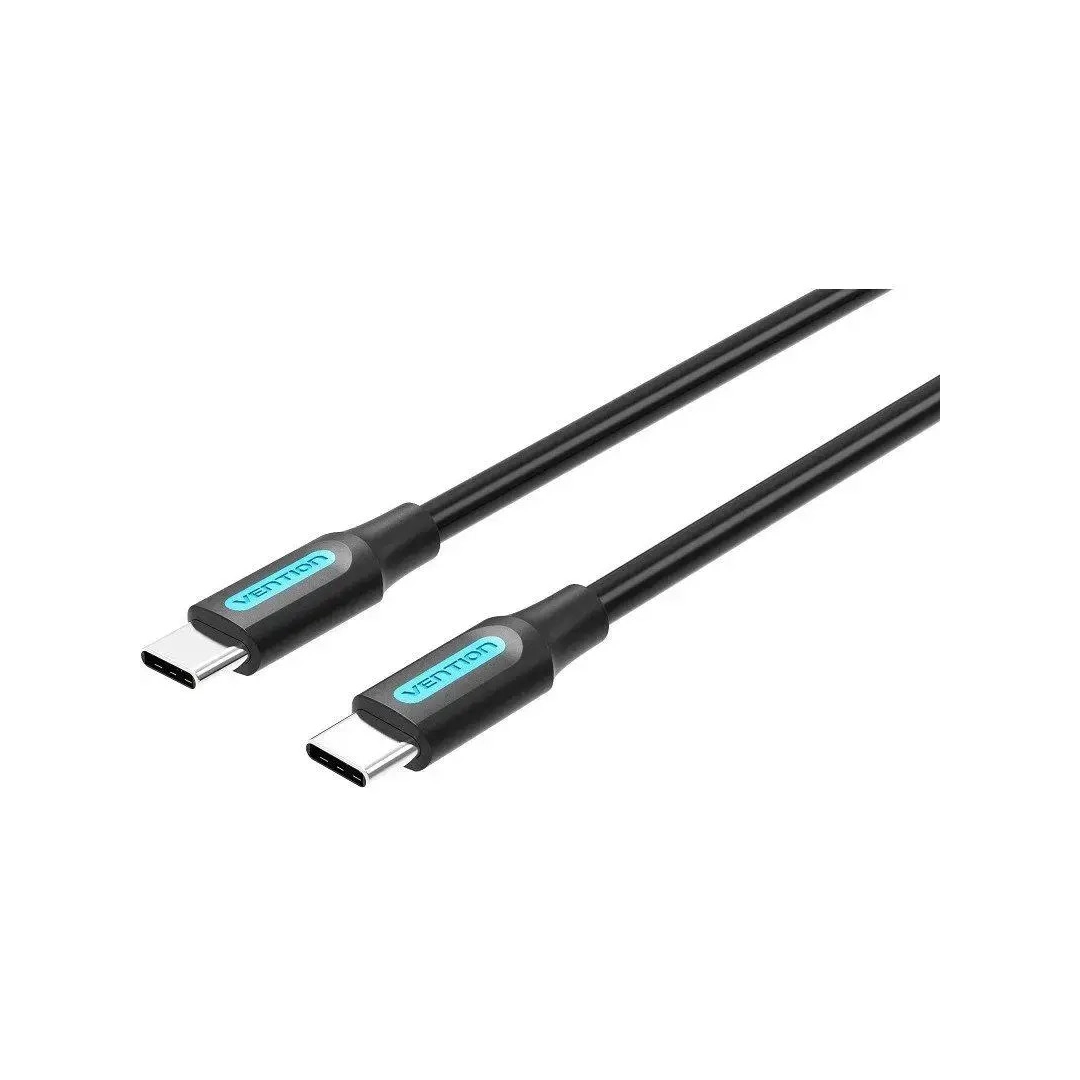 Digital cable Vention USB 2.0 C male-to-male 1m, black, pvc (COSBF)
