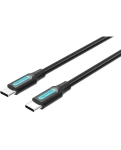 Digital cable Vention USB 2.0 C male-to-male 1m, black, pvc (COSBF)