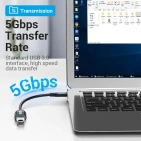Кабель цифровий Vention USB 3.1 (Gen 1) Type-C - OTG USB3.0 AF, 0.15 m, Black (CCVBB) Кабель цифровий Vention USB 3.1 (Gen 1) Type-C - OTG USB3.0 AF, 0.15 m, Black (CCVBB)