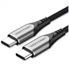 Кабель цифровий Vention USB Type C-USB Type C 3A 1.5м, 3А, швидка зарядка, Black (TADHG) Кабель цифровий Vention USB Type C-USB Type C 3A 1.5м, 3А, швидка зарядка, Black (TADHG)